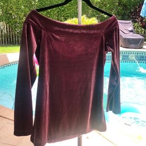 Ann Taylor Velvet top